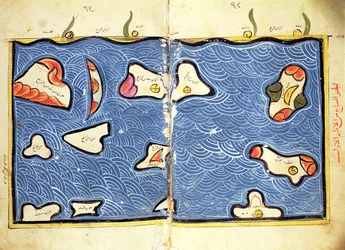 De Indische Oceaan, uit een atlas
